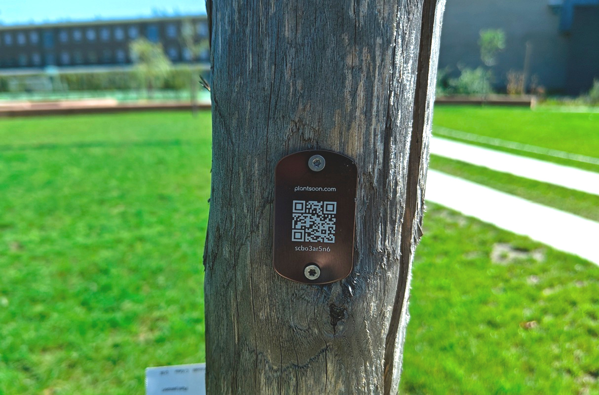 Plant labels for school grounds