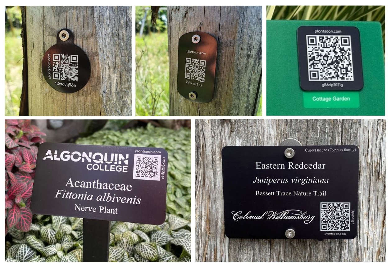 Interactive plant signs and tags for every purpose