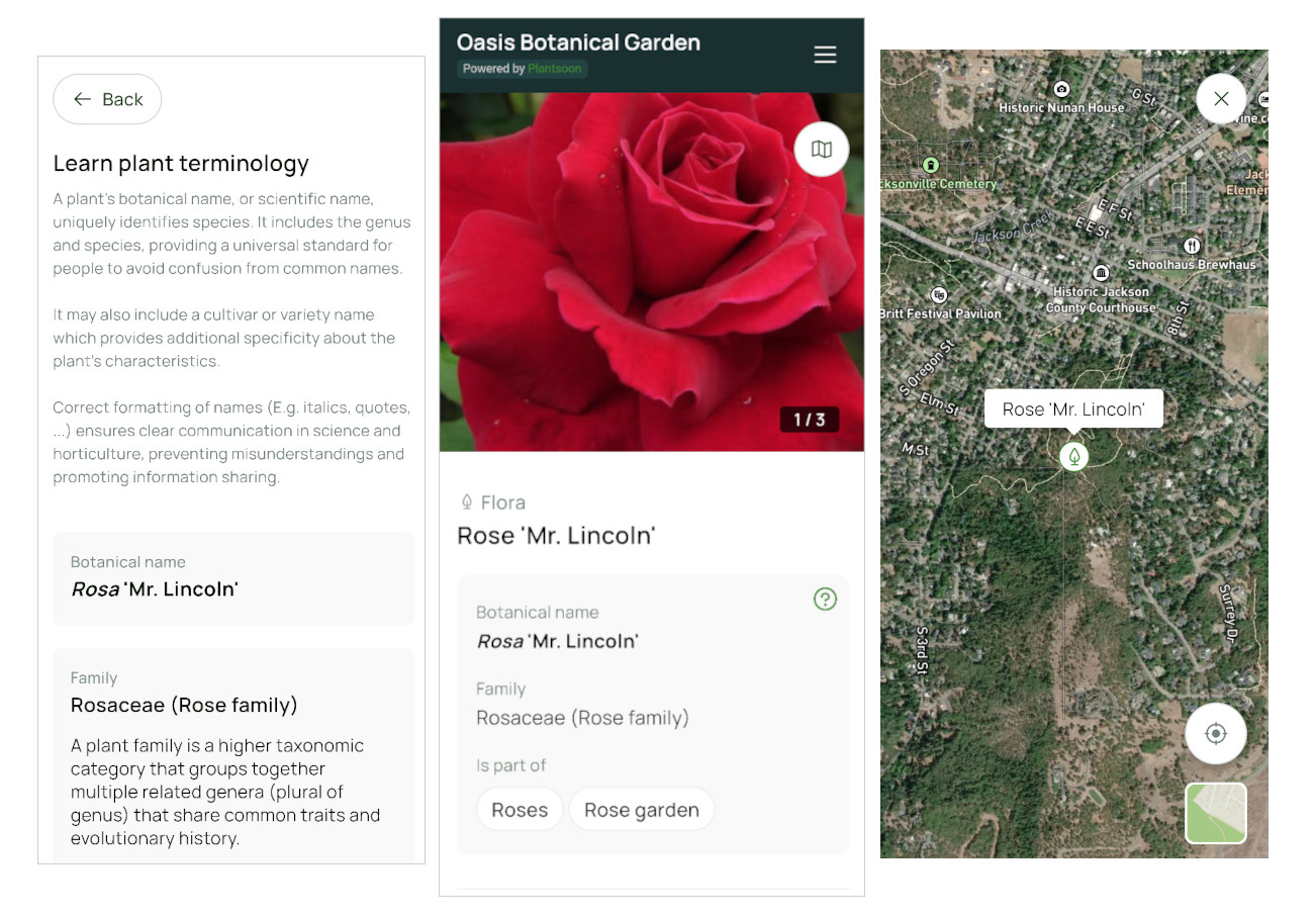 Interactive plant signage